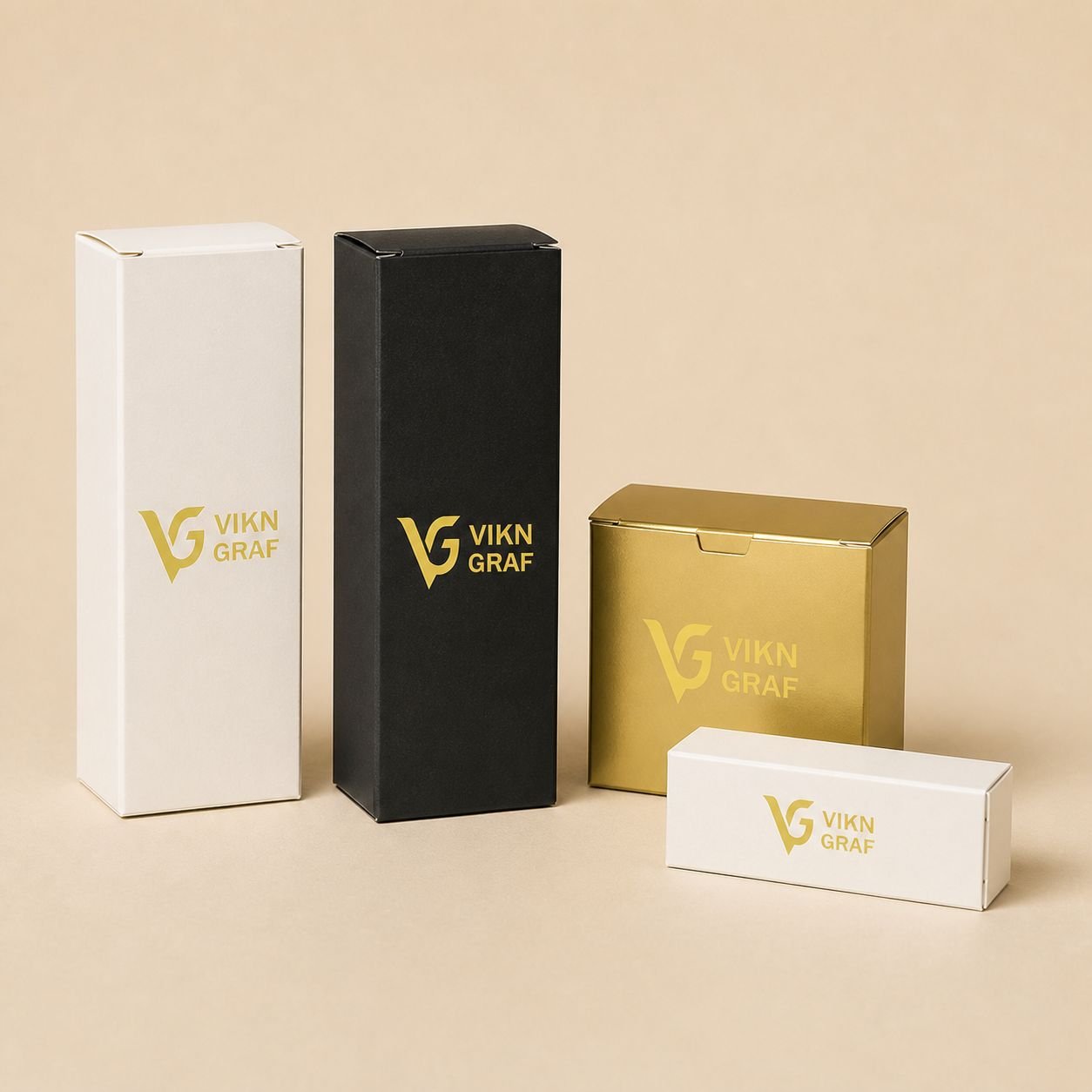 Caixas em papel-cartão personalizadas da Vikn Gráfica, incluindo mailers