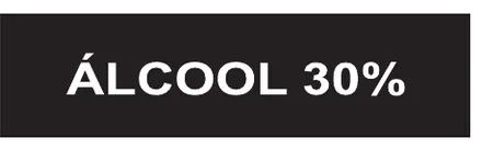 Etiqueta V118: Álcool 30%