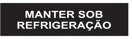 Etiqueta V122: Manter sob refrigeração