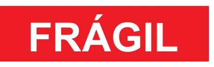 Etiqueta V134: Frágil