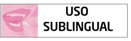 Etiqueta V139: Uso sublingual