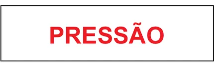 Etiqueta V151: Pressão
