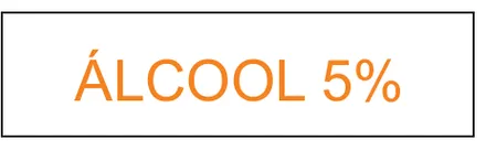 Etiqueta V153: Álcool 5%