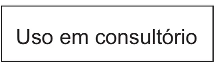 Etiqueta V157: Uso em consultório