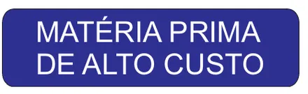 Etiqueta V170: Matéria prima de alto custo