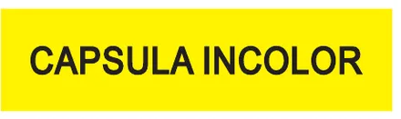 Etiqueta V178: Cápsula incolor