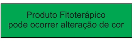 Etiqueta V187: Produto fitoterápico, pode ocorrer alteração de cor