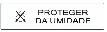 Etiqueta V31: Proteger da umidade