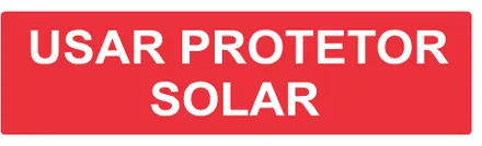 Etiqueta V40v: Usar protetor solar
