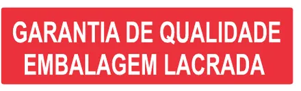 Etiqueta V55: Garantia de qualidade. Embalagem lacrada