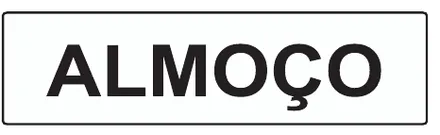 Etiqueta V58: Almoço